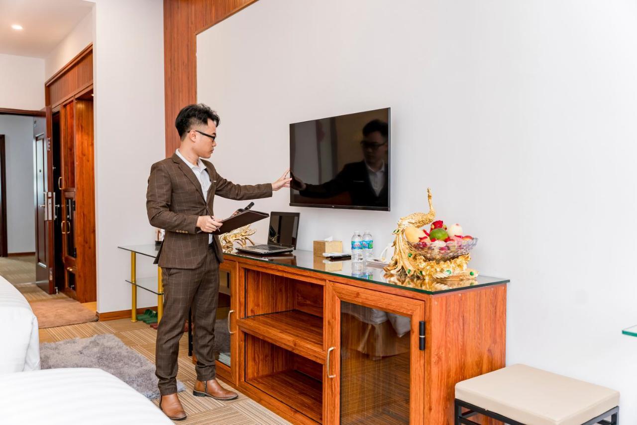 Binh An Nhien Hotel Duong Thanh Bagian luar foto
