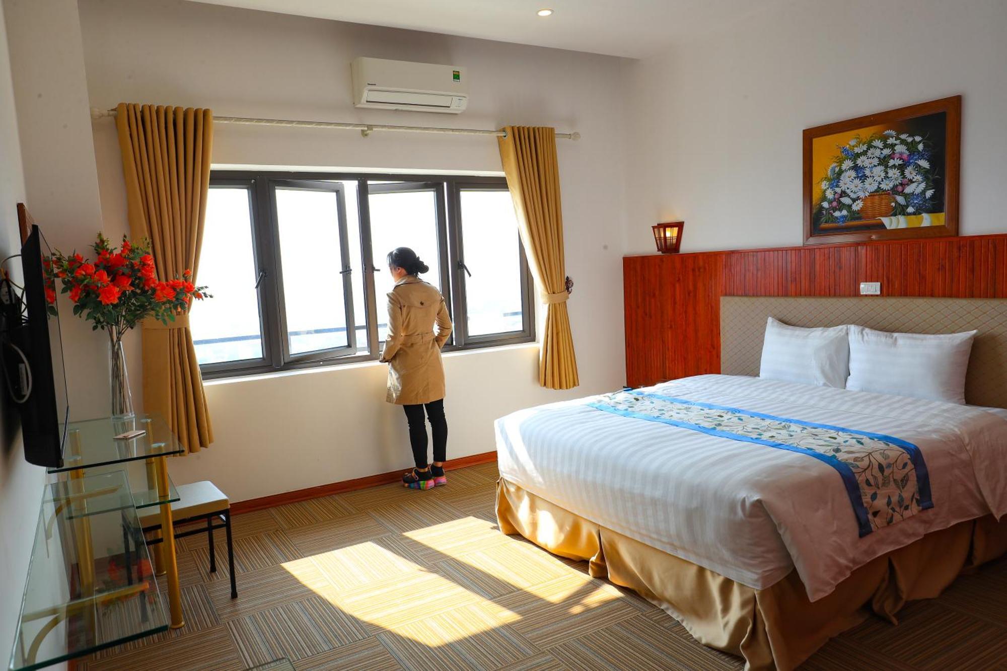 Binh An Nhien Hotel Duong Thanh Bagian luar foto