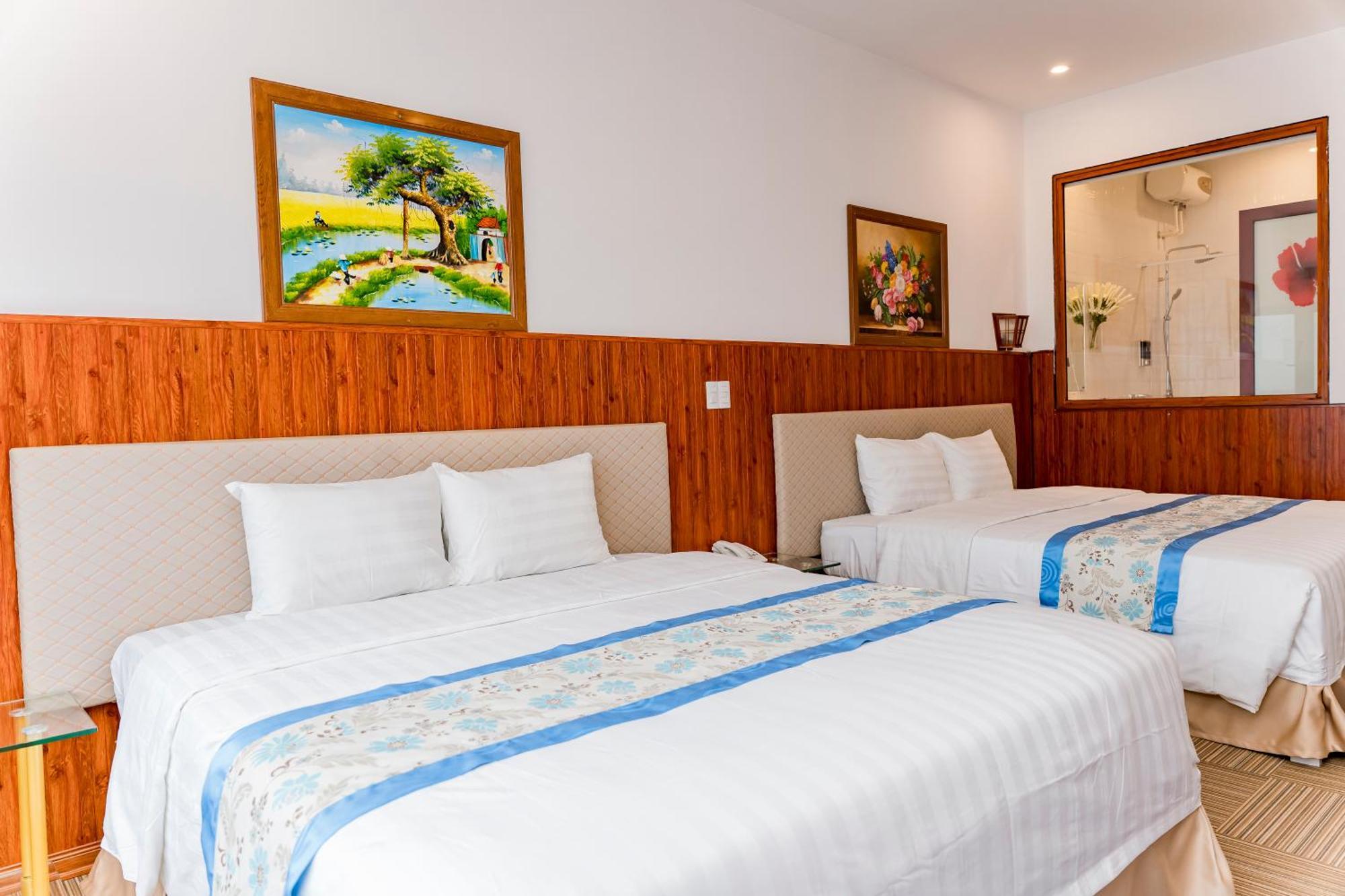 Binh An Nhien Hotel Duong Thanh Bagian luar foto