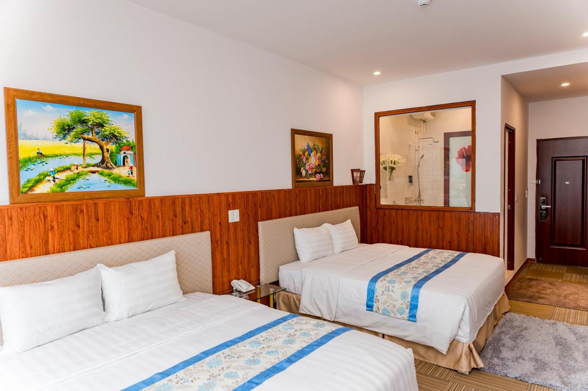Binh An Nhien Hotel Duong Thanh Bagian luar foto