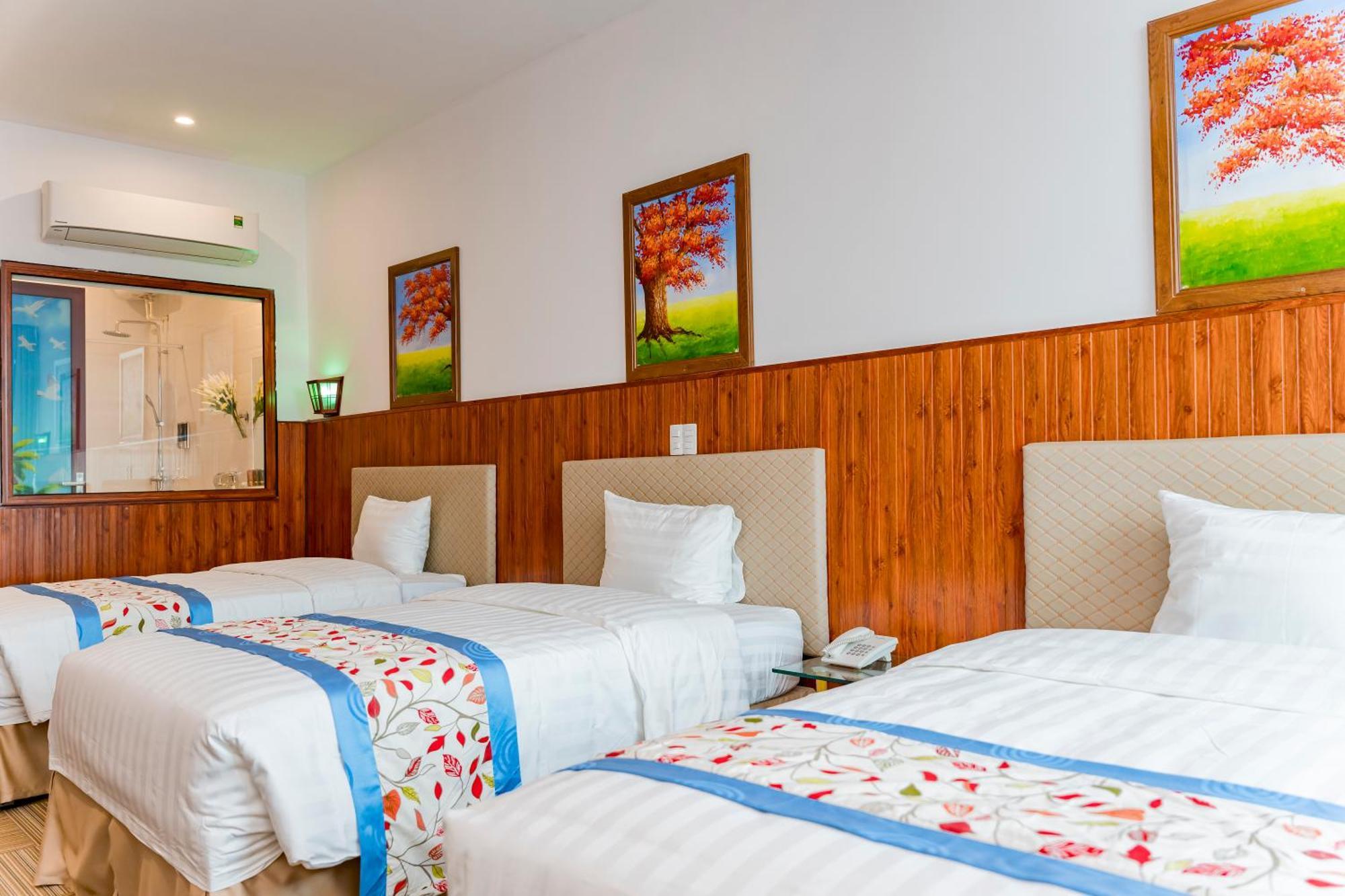 Binh An Nhien Hotel Duong Thanh Bagian luar foto