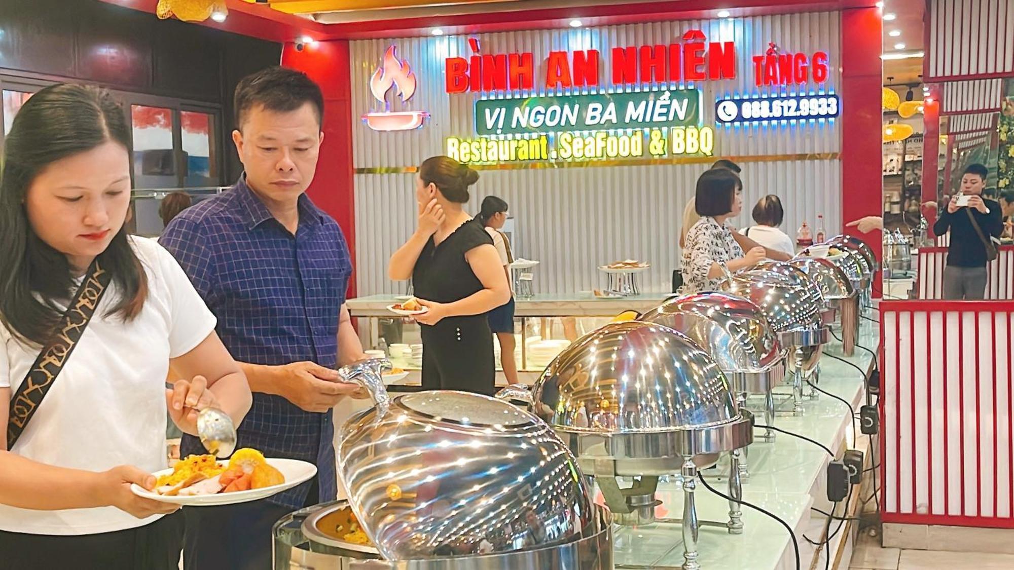 Binh An Nhien Hotel Duong Thanh Bagian luar foto