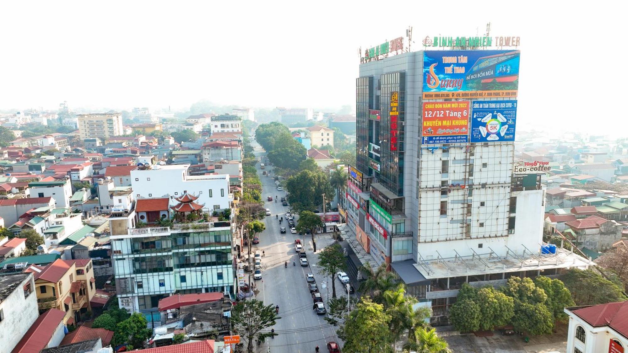 Binh An Nhien Hotel Duong Thanh Bagian luar foto